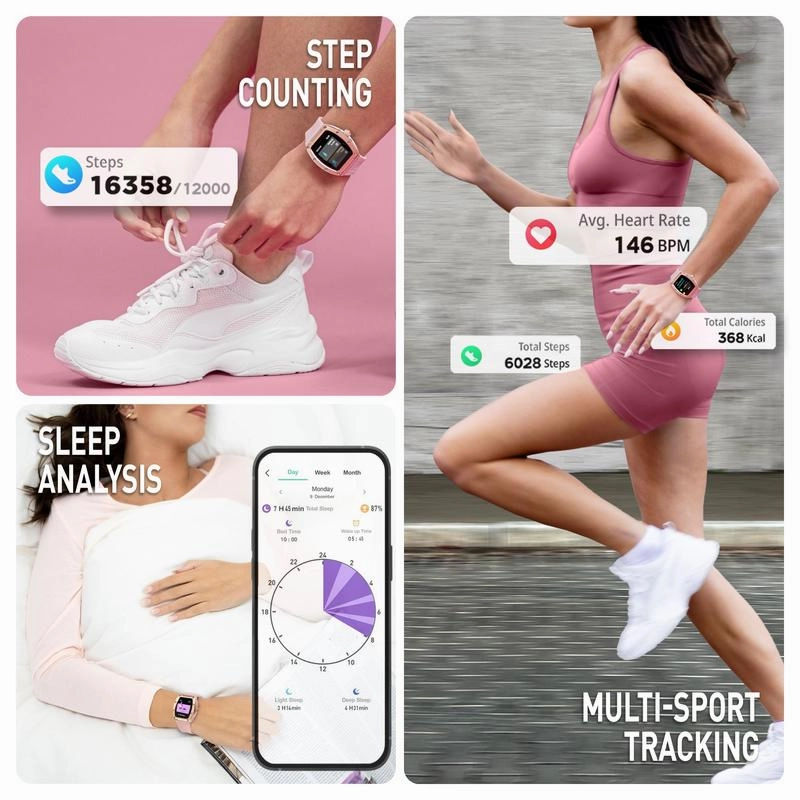 Series 52 Reflex Active Pink Smart Calling Watch