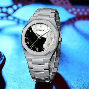 Simple Steel Belt Quartz Watch 