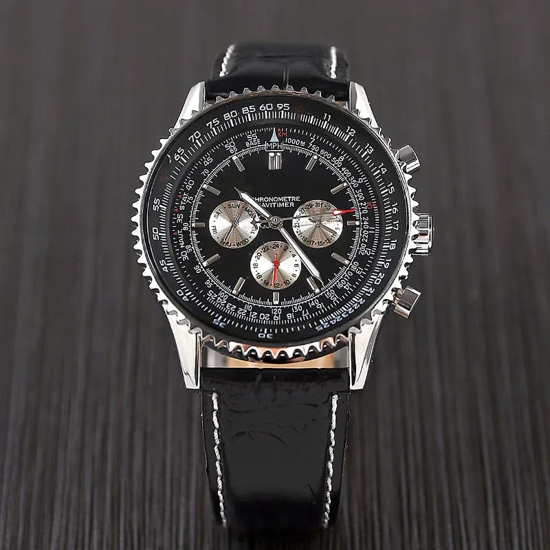 Six-needle Multi-function Automatic Mechanical Watch 