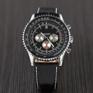Six-needle Multi-function Automatic Mechanical Watch 