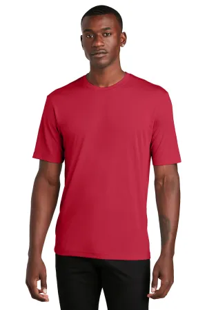 Sport-Tek Mens Competitor Moisture Wicking Short Sleeve Crewneck T-Shirt - Deep Red Clothing Sport-Tek