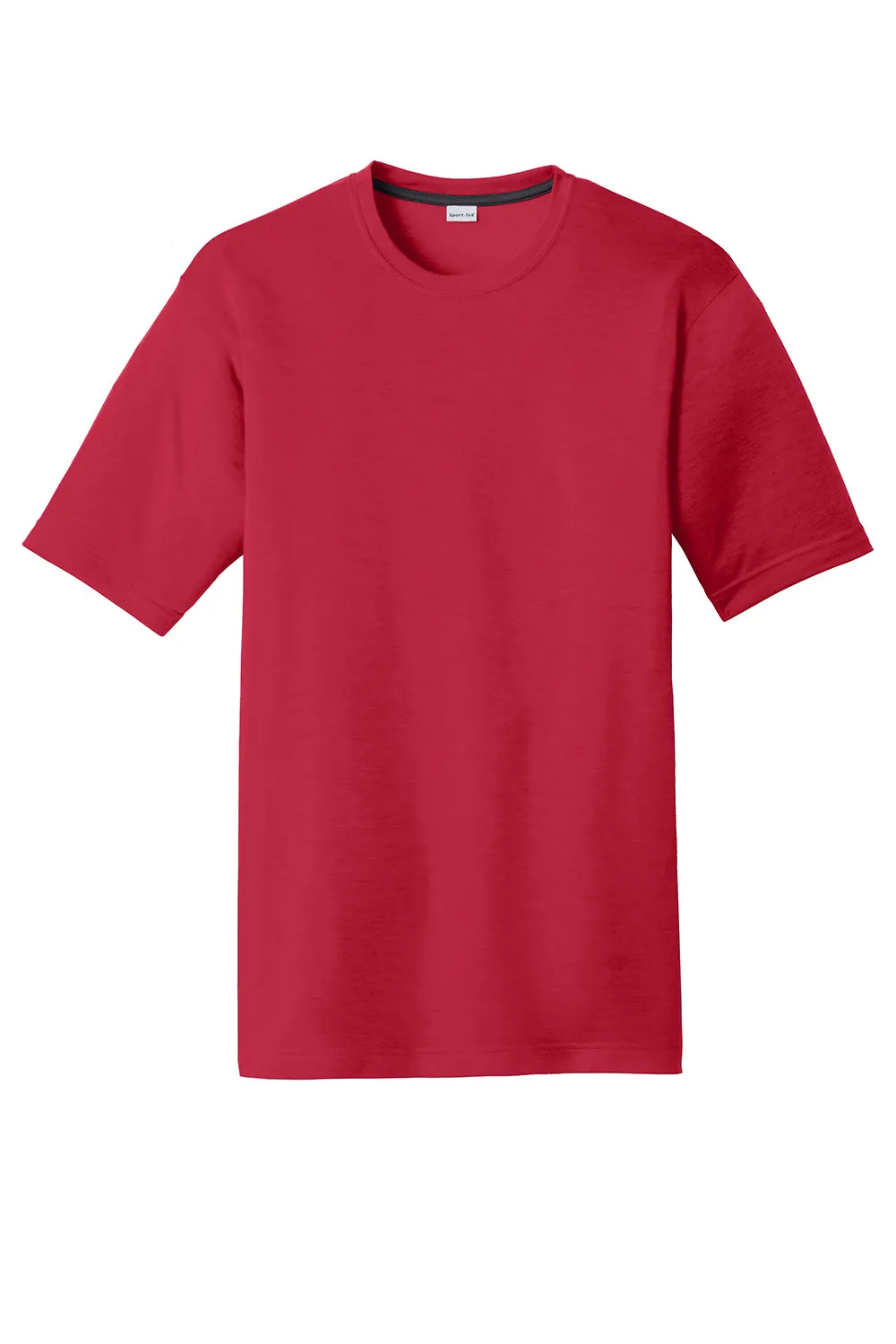 Sport-Tek Mens Competitor Moisture Wicking Short Sleeve Crewneck T-Shirt - Deep Red Clothing Sport-Tek