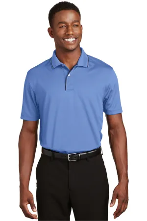Sport-Tek Mens Dri-Mesh Moisture Wicking Short Sleeve Polo Shirt - Blueberry/Navy Blue - Closeout Clothing Sport-Tek