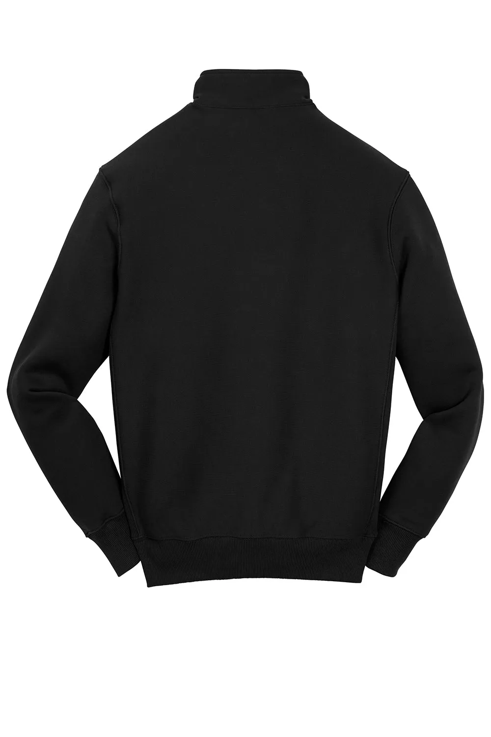 Sport-Tek Mens Fleece 1/4 Zip Sweatshirt - Black Clothing Sport-Tek