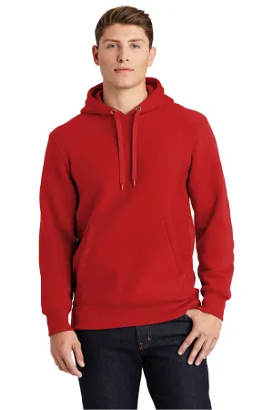 Sport-Tek Mens Fleece Hooded Sweatshirt Hoodie w/ Pouch Pocket - Red Clothing Sport-Tek