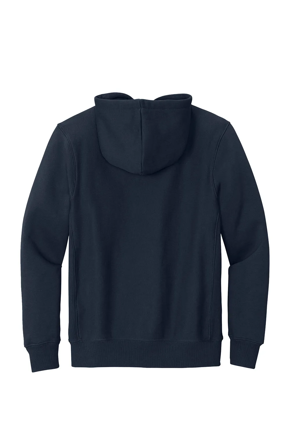 Sport-Tek Mens Fleece Hooded Sweatshirt Hoodie w/ Pouch Pocket - True Navy Blue Clothing Sport-Tek