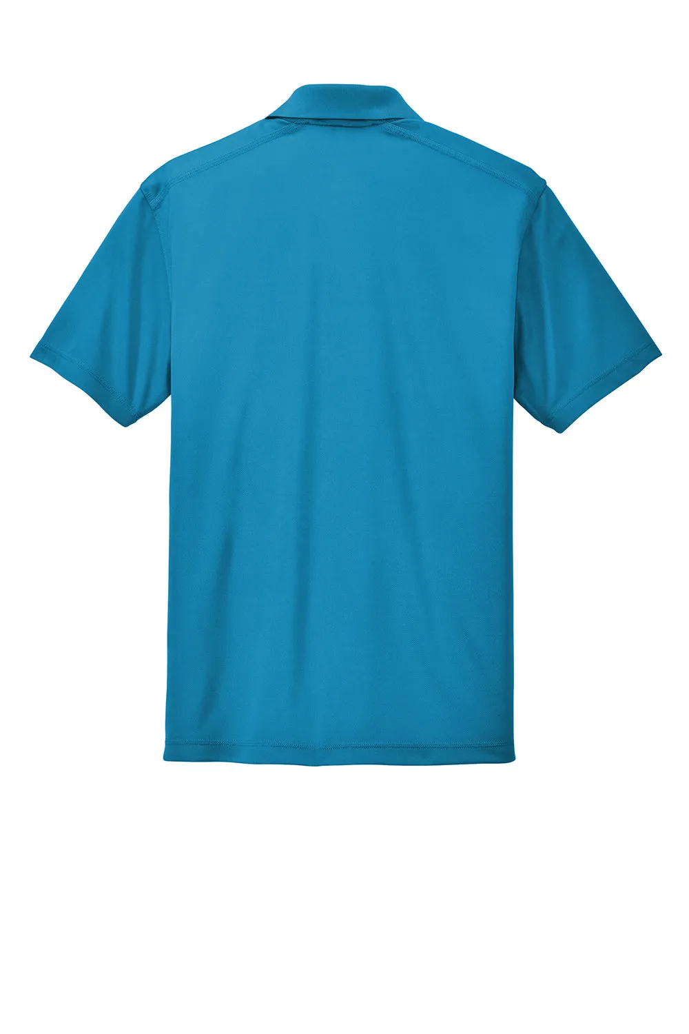 Sport-Tek Mens Micro-Mesh Moisture Wicking Short Sleeve Polo Shirt - Blue Wake Clothing Sport-Tek