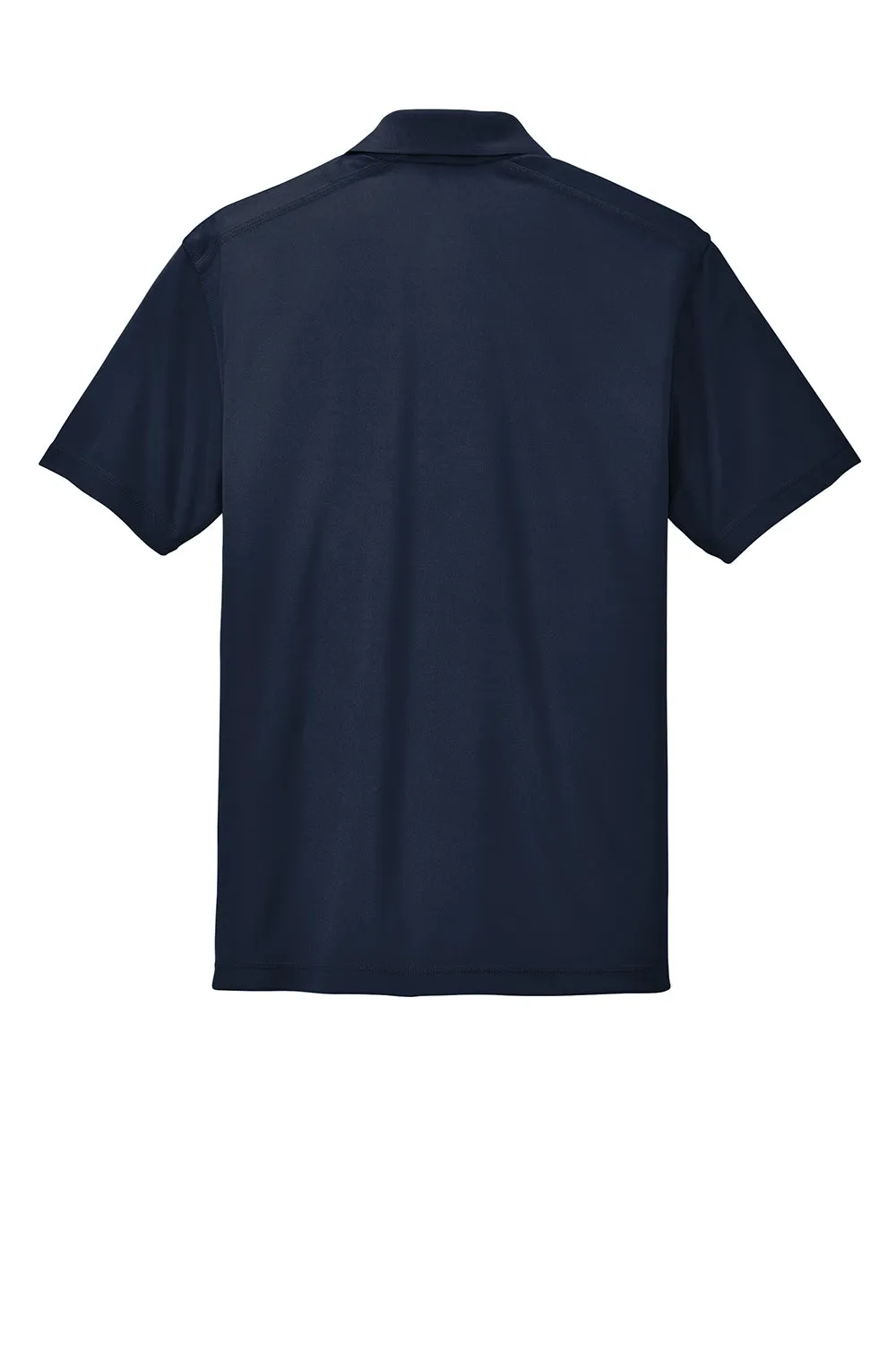 Sport-Tek Mens Micro-Mesh Moisture Wicking Short Sleeve Polo Shirt - True Navy Blue Clothing Sport-Tek