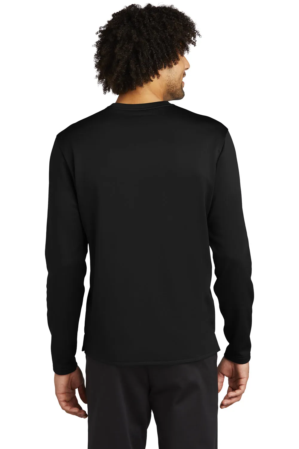 Sport-Tek Mens Moisture Wicking Fleece Crewneck Sweatshirt - Black - Closeout Clothing Sport-Tek