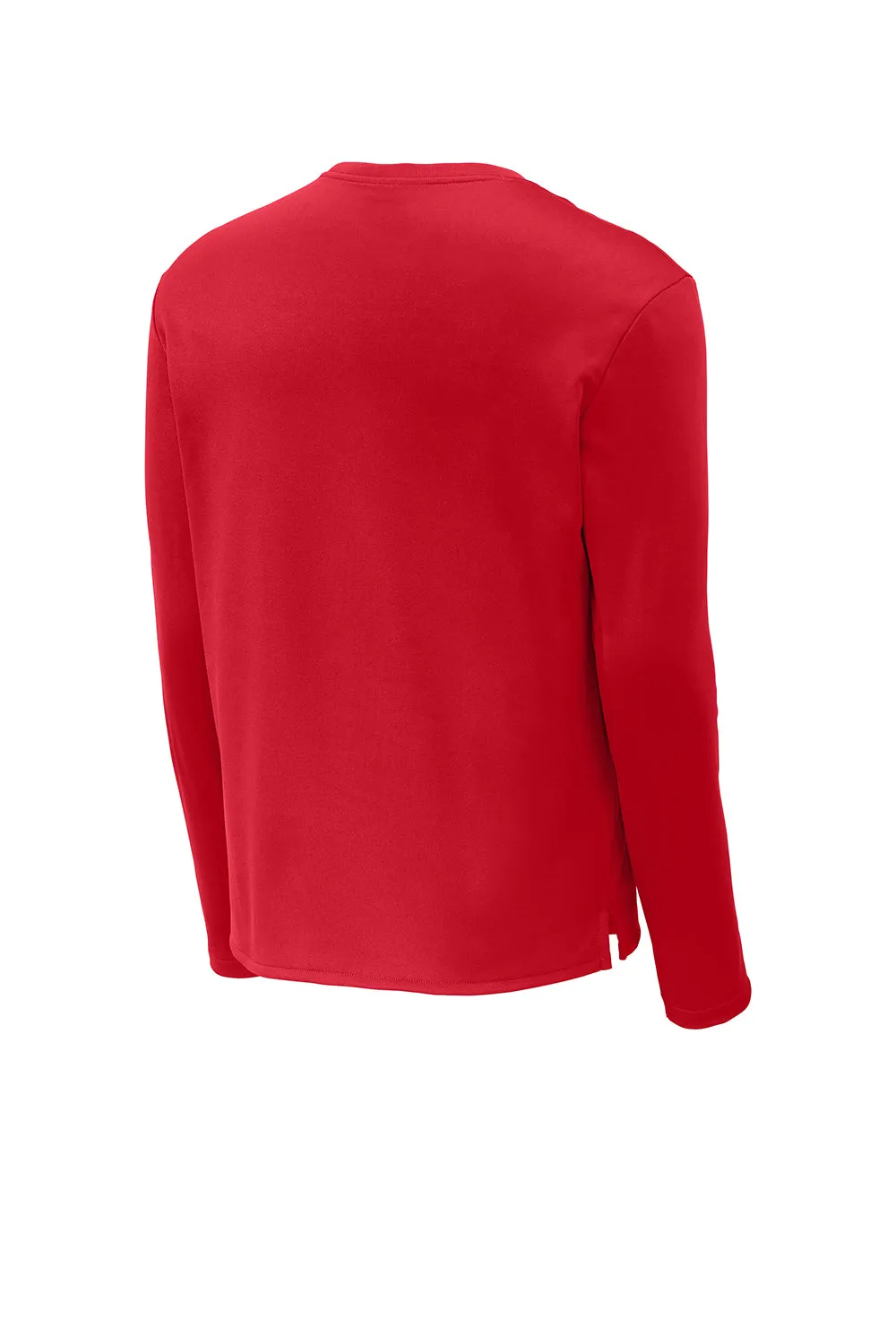 Sport-Tek Mens Moisture Wicking Fleece Crewneck Sweatshirt - Deep Red - Closeout Clothing Sport-Tek