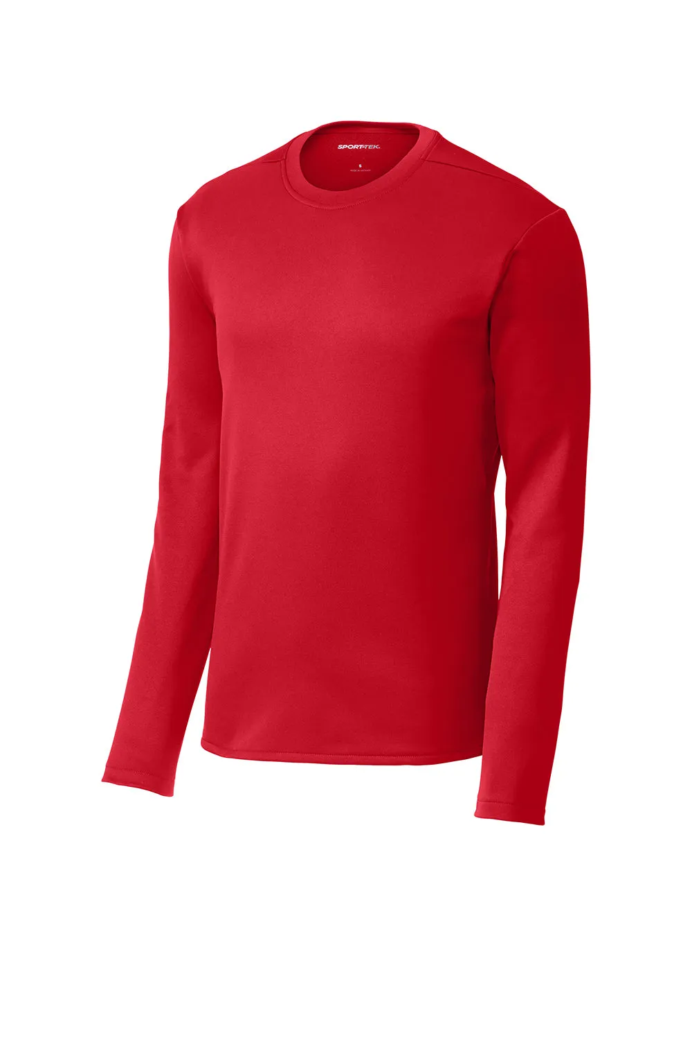 Sport-Tek Mens Moisture Wicking Fleece Crewneck Sweatshirt - Deep Red - Closeout Clothing Sport-Tek
