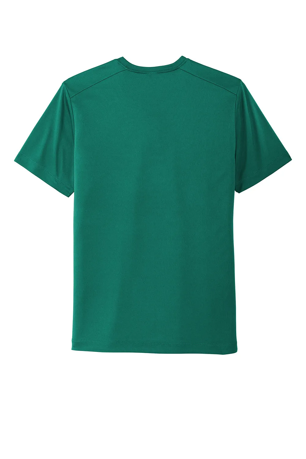 Sport-Tek Mens Moisture Wicking Short Sleeve Crewneck T-Shirt - Marine Green - Closeout Clothing Sport-Tek