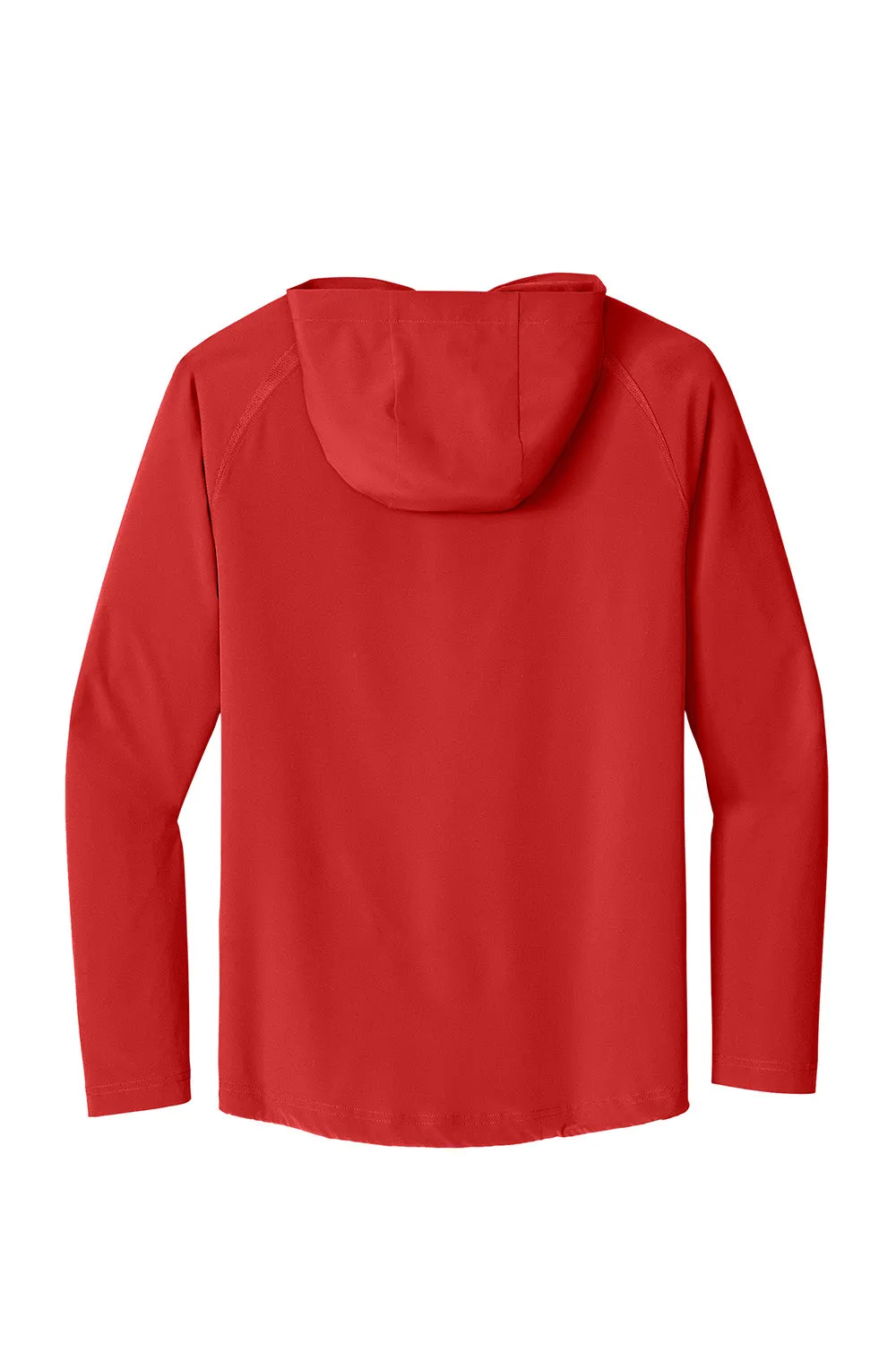 Sport-Tek Mens Repeat Moisture Wicking 1/4 Zip Hooded Jacket - Deep Red