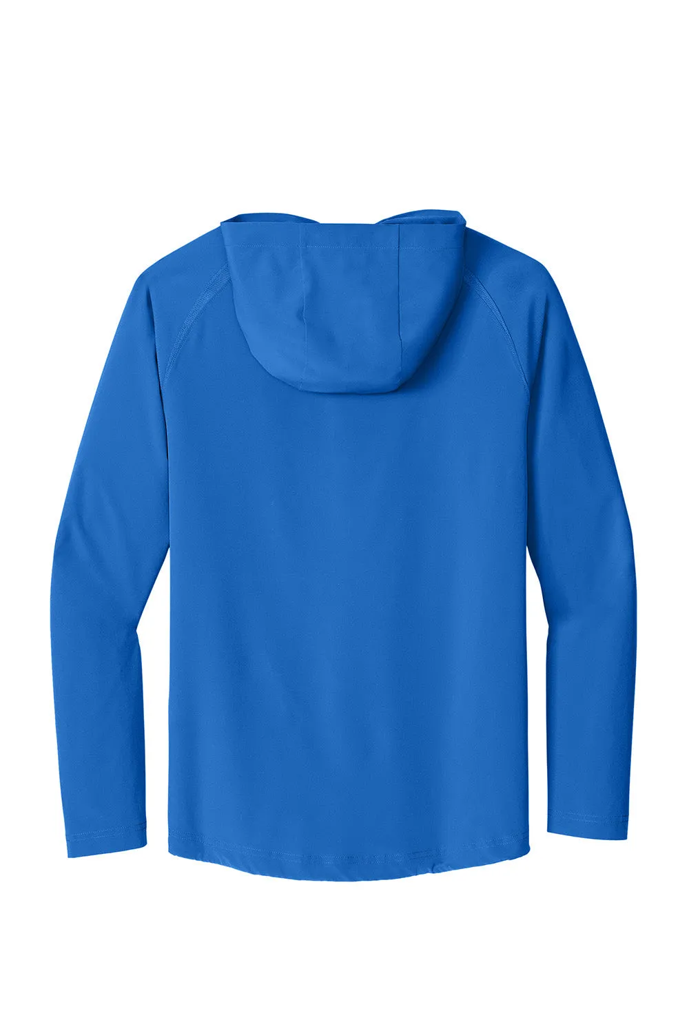 Sport-Tek Mens Repeat Moisture Wicking 1/4 Zip Hooded Jacket - True Royal Blue