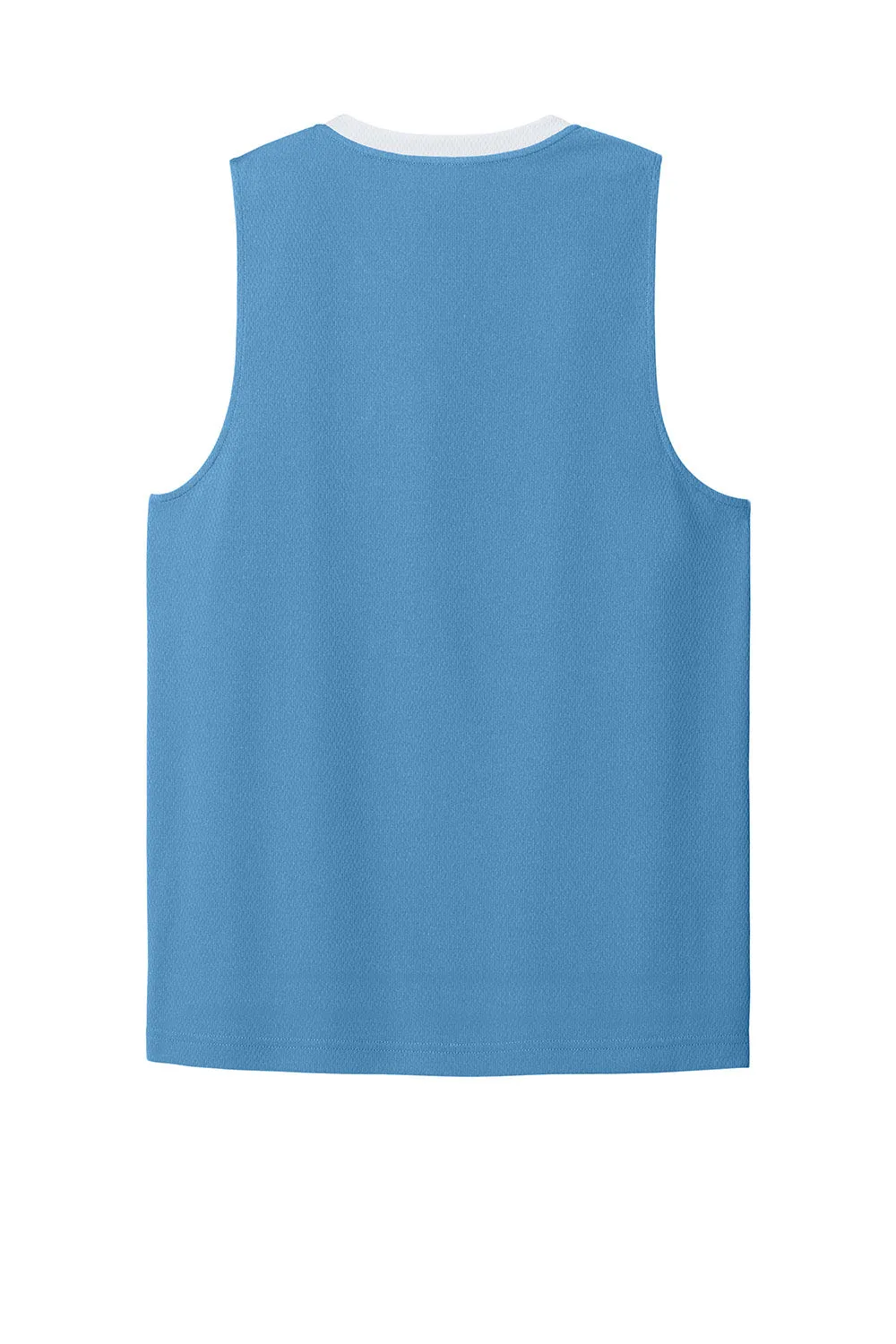 Sport-Tek Mens Rival Basketball Moisture Wicking Reversible Jersey Tank Top - Carolina Blue/White Clothing Sport-Tek