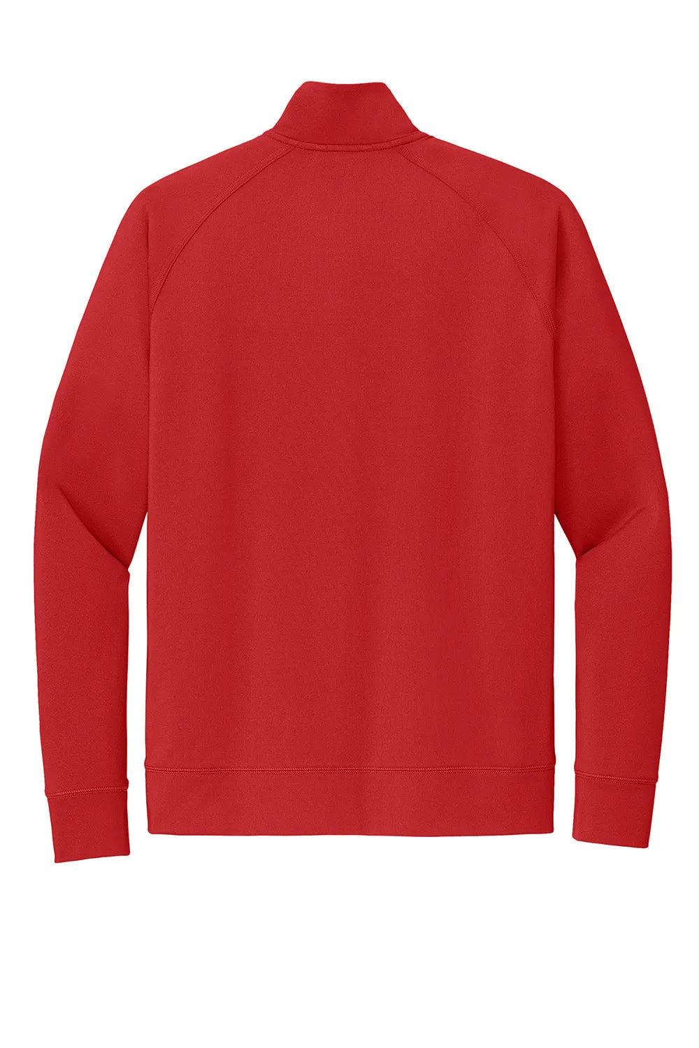 Sport-Tek Mens Sport-Wick Moisture Wicking Full Zip Cadet Jacket - Deep Red