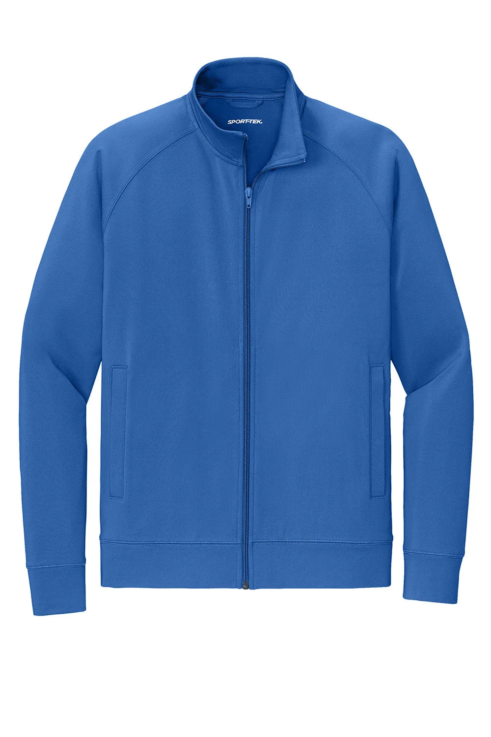 Sport-Tek Mens Sport-Wick Moisture Wicking Full Zip Cadet Jacket - True Royal Blue