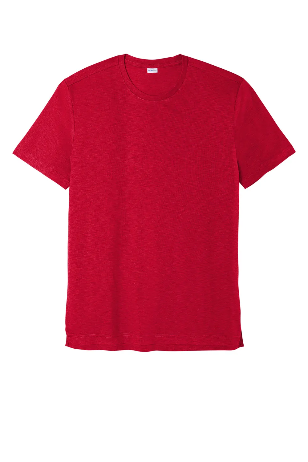 Sport-Tek Mens Strive Moisture Wicking Short Sleeve Crewneck T-Shirt - Deep Red Clothing Sport-Tek