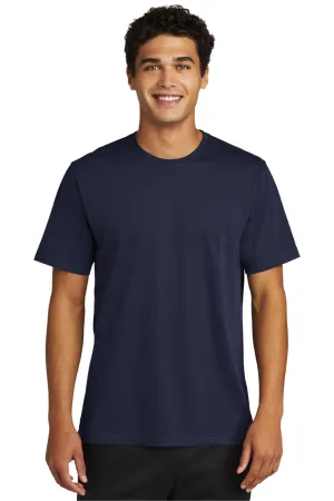 Sport-Tek Mens Strive Moisture Wicking Short Sleeve Crewneck T-Shirt - True Navy Blue Clothing Sport-Tek