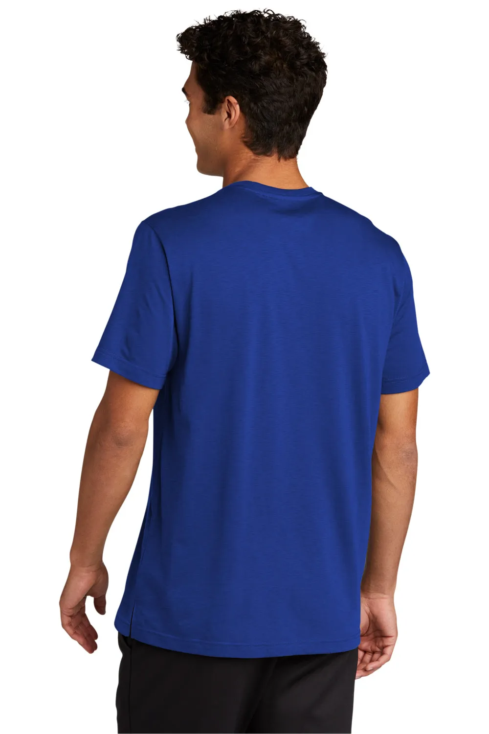 Sport-Tek Mens Strive Moisture Wicking Short Sleeve Crewneck T-Shirt - True Royal Blue Clothing Sport-Tek