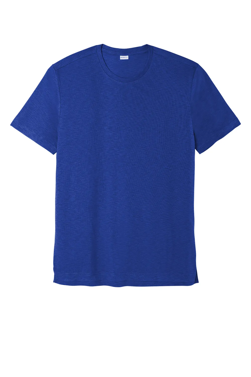 Sport-Tek Mens Strive Moisture Wicking Short Sleeve Crewneck T-Shirt - True Royal Blue Clothing Sport-Tek