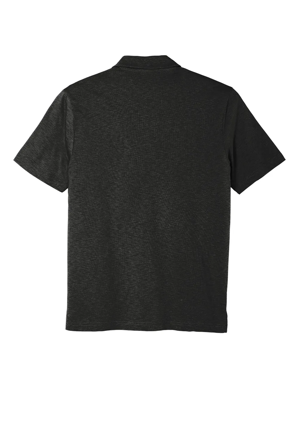 Sport-Tek Mens Strive Moisture Wicking Short Sleeve Polo Shirt - Black Clothing Sport-Tek