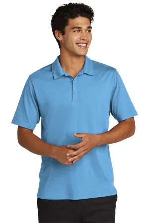 Sport-Tek Mens Strive Moisture Wicking Short Sleeve Polo Shirt - Carolina Blue Clothing Sport-Tek
