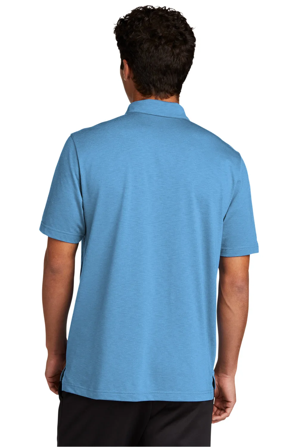 Sport-Tek Mens Strive Moisture Wicking Short Sleeve Polo Shirt - Carolina Blue Clothing Sport-Tek