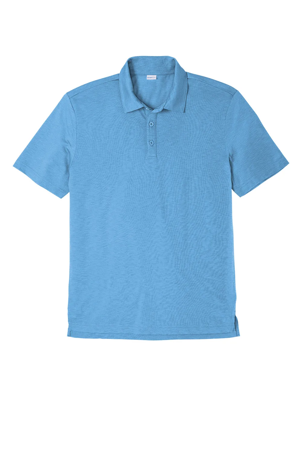 Sport-Tek Mens Strive Moisture Wicking Short Sleeve Polo Shirt - Carolina Blue Clothing Sport-Tek