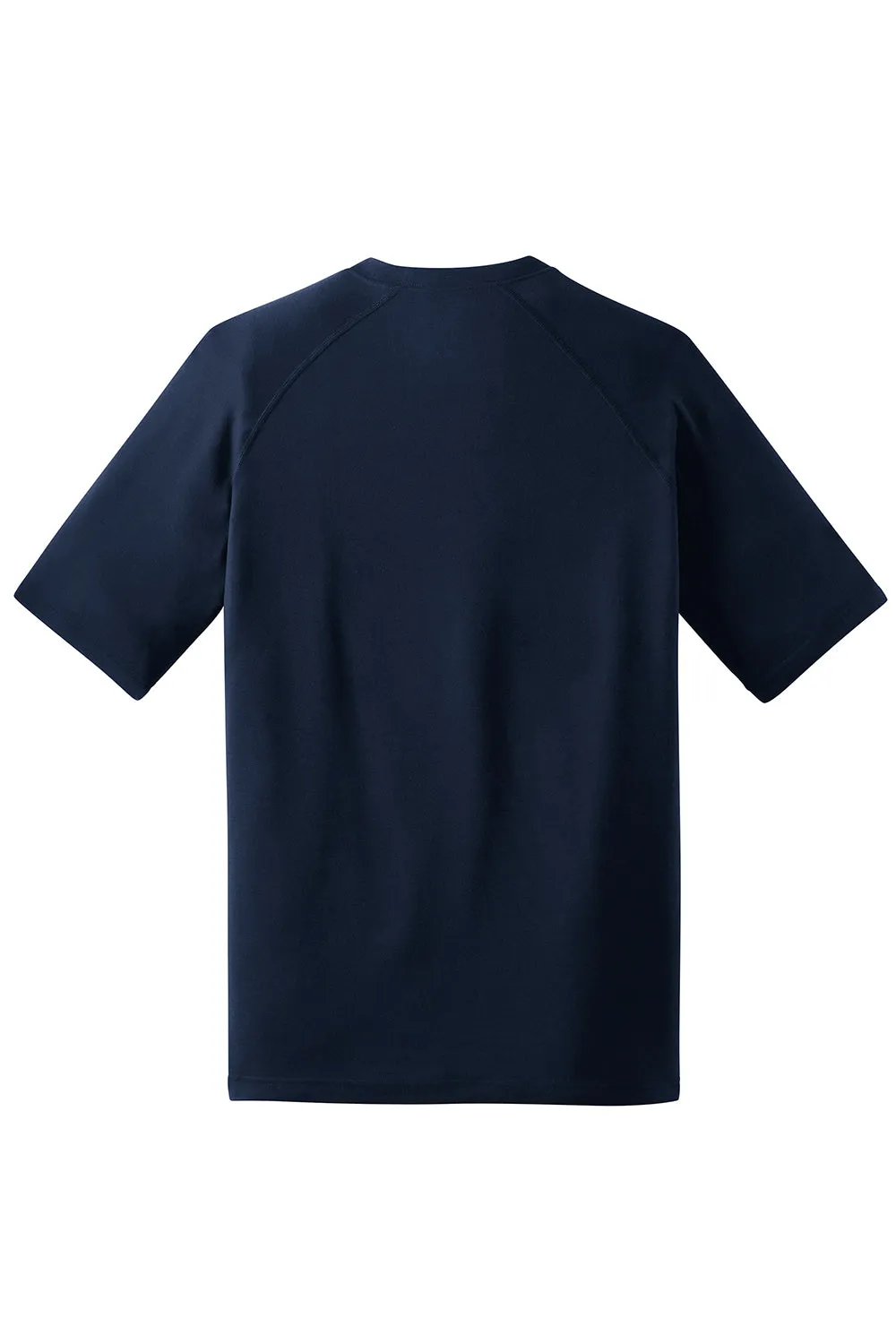 Sport-Tek Mens Ultimate Performance Moisture Wicking Short Sleeve Crewneck T-Shirt - True Navy Blue Clothing Sport-Tek