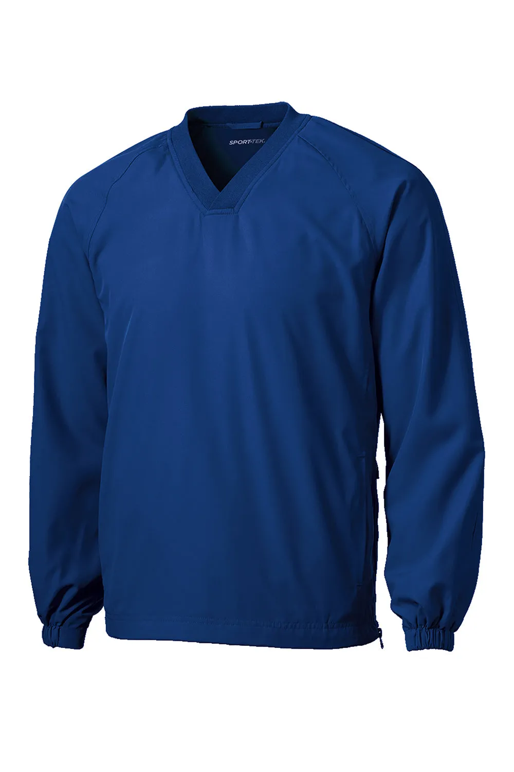 Sport-Tek Mens V-Neck Wind Jacket - True Royal Blue