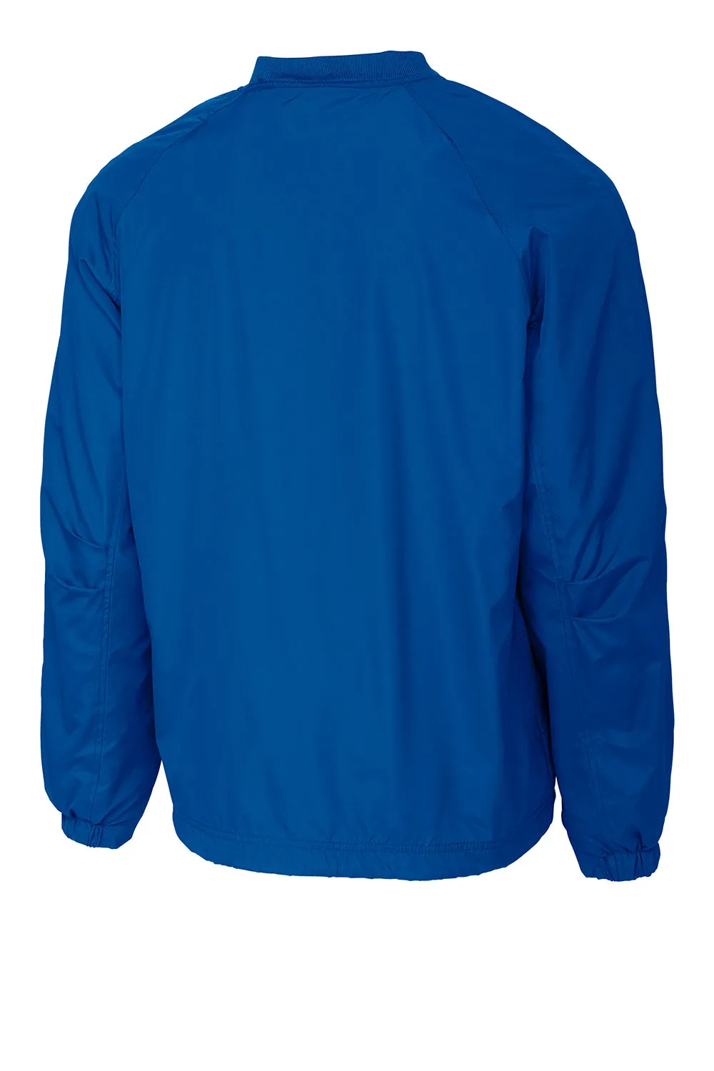 Sport-Tek Mens V-Neck Wind Jacket - True Royal Blue