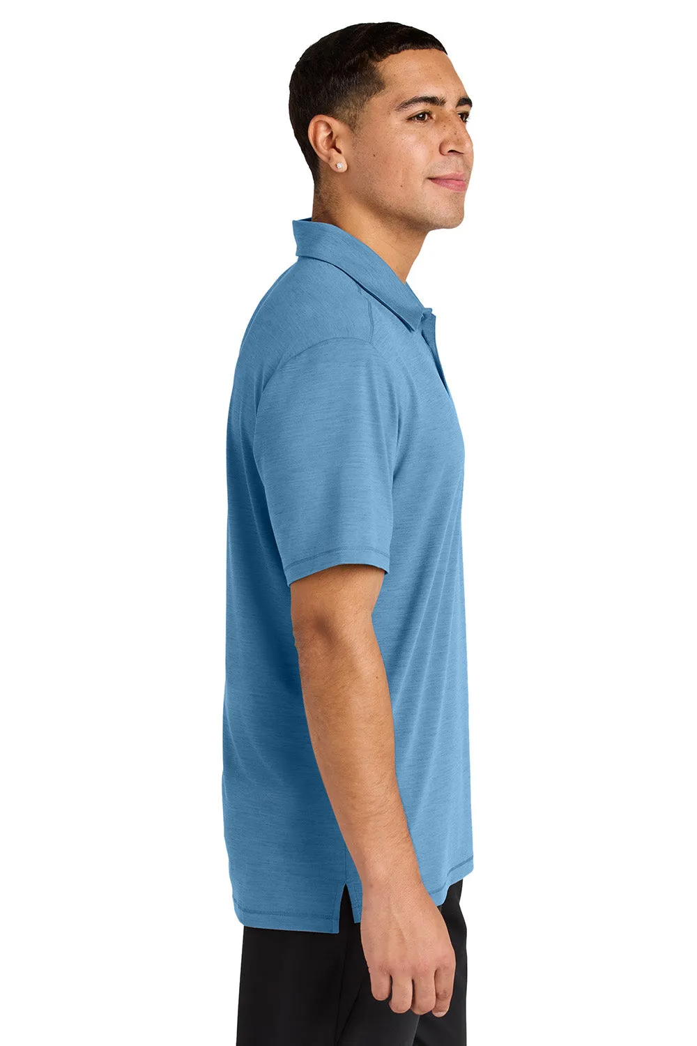 Sport-Tek Mens Versa Moisture Wicking Short Sleeve Polo Shirt - Carolina Blue Clothing Sport-Tek