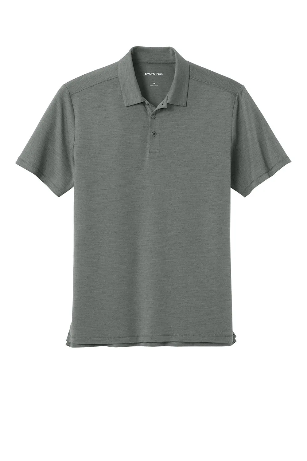 Sport-Tek Mens Versa Moisture Wicking Short Sleeve Polo Shirt - Shadow Grey Clothing Sport-Tek