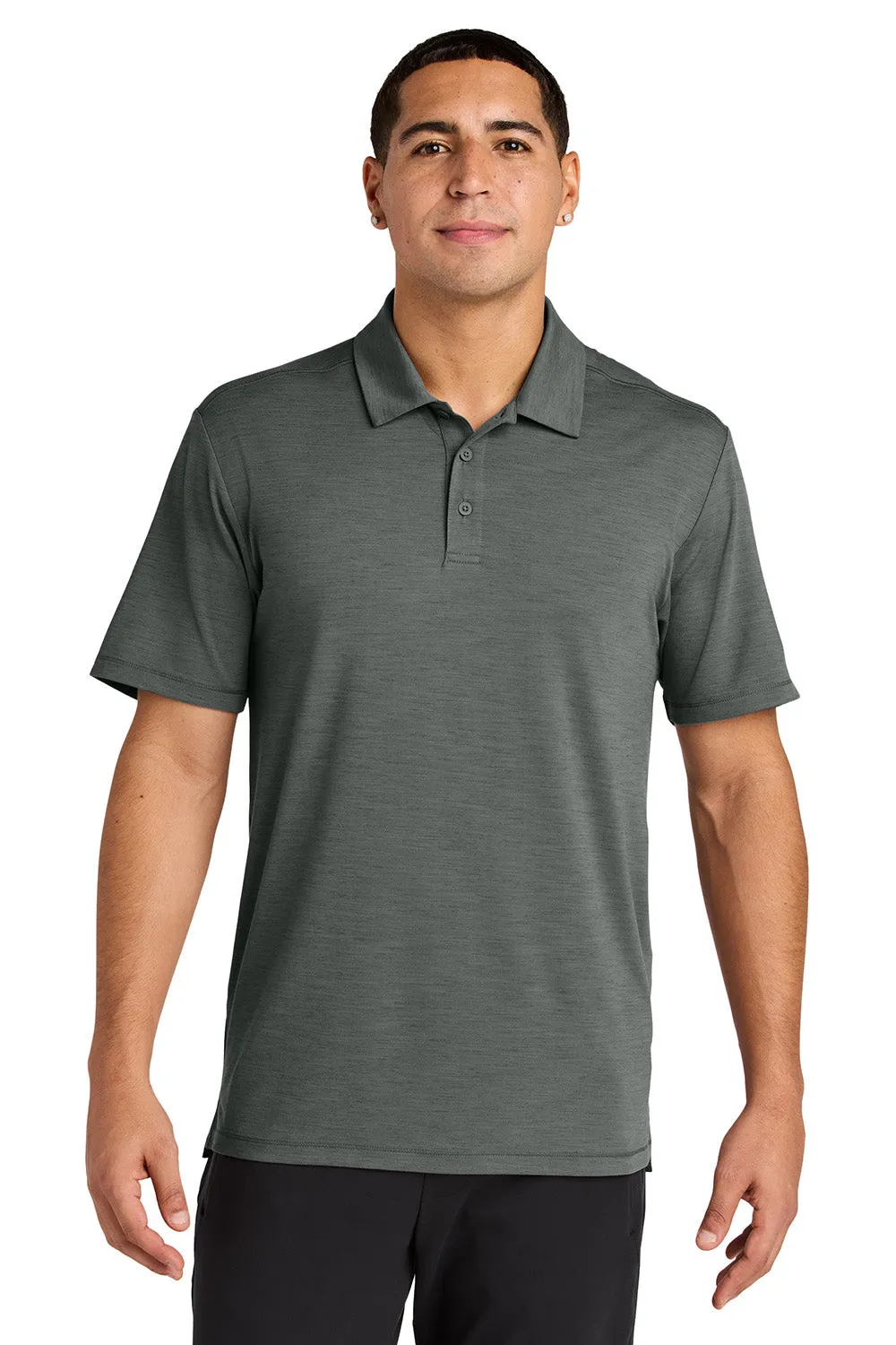 Sport-Tek Mens Versa Moisture Wicking Short Sleeve Polo Shirt - Shadow Grey Clothing Sport-Tek