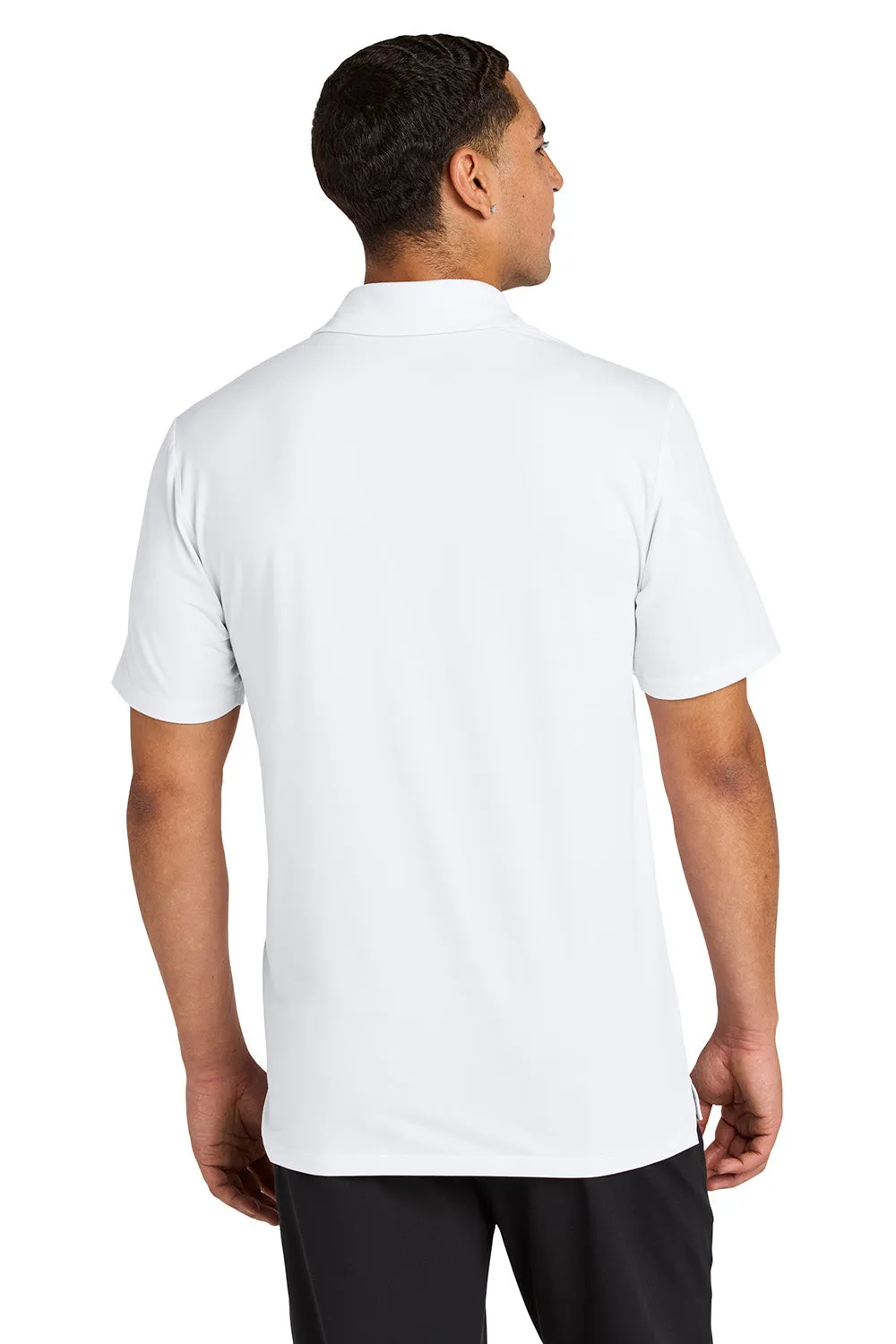 Sport-Tek Mens Versa Moisture Wicking Short Sleeve Polo Shirt - White Clothing Sport-Tek