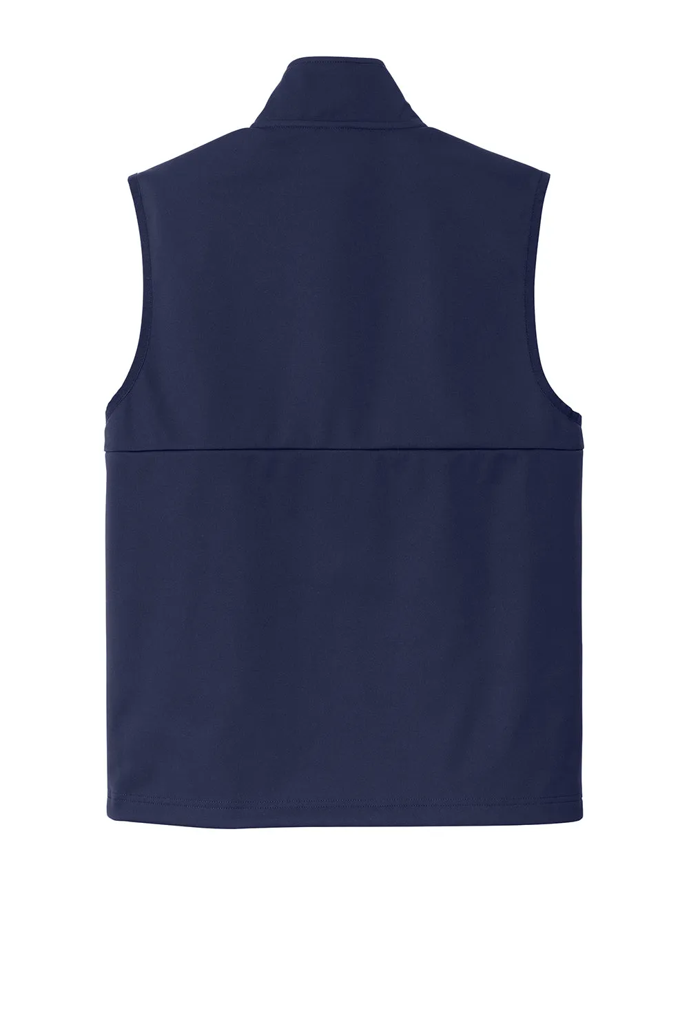 Sport-Tek Mens Water Resistant Full Zip Soft Shell Vest - True Navy Blue