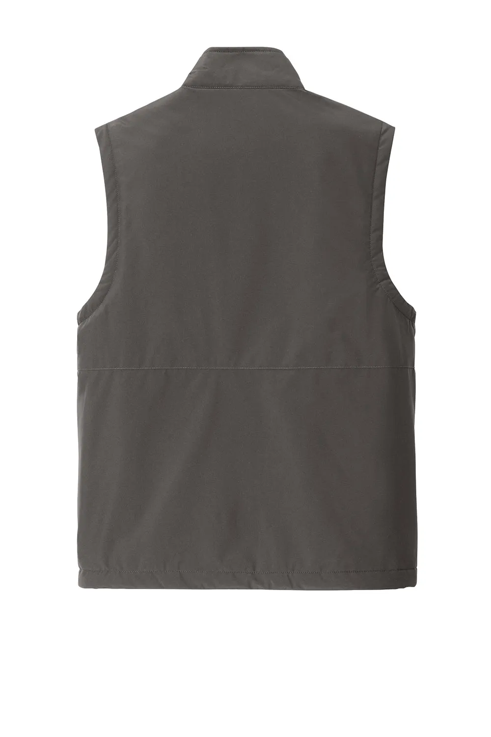 Sport-Tek Mens Water Resistant Insulated Full Zip Vest - Graphite Grey