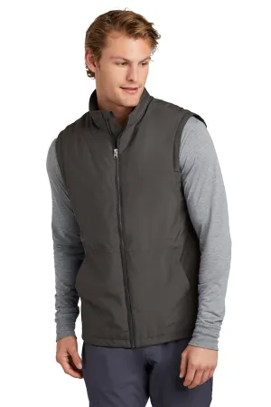 Sport-Tek Mens Water Resistant Insulated Full Zip Vest - Graphite Grey