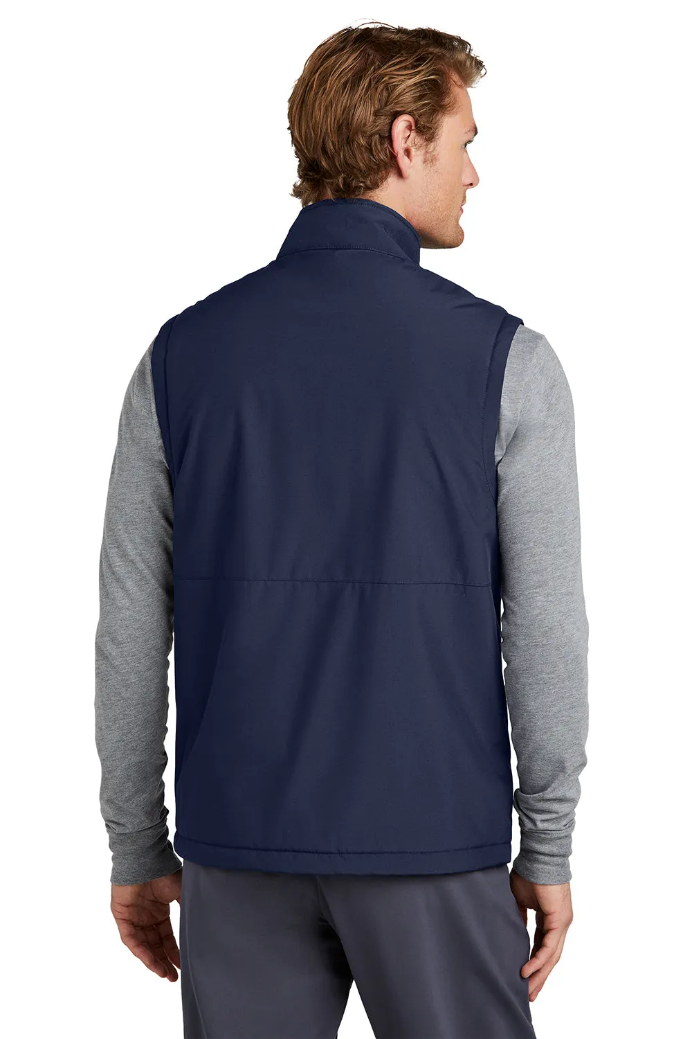 Sport-Tek Mens Water Resistant Insulated Full Zip Vest - True Navy Blue