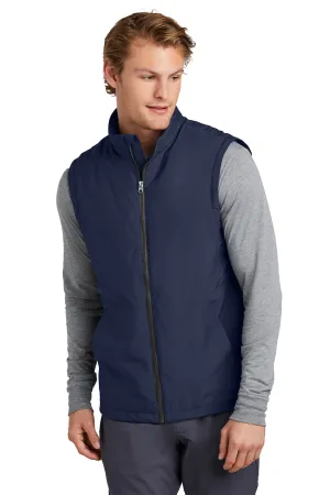 Sport-Tek Mens Water Resistant Insulated Full Zip Vest - True Navy Blue