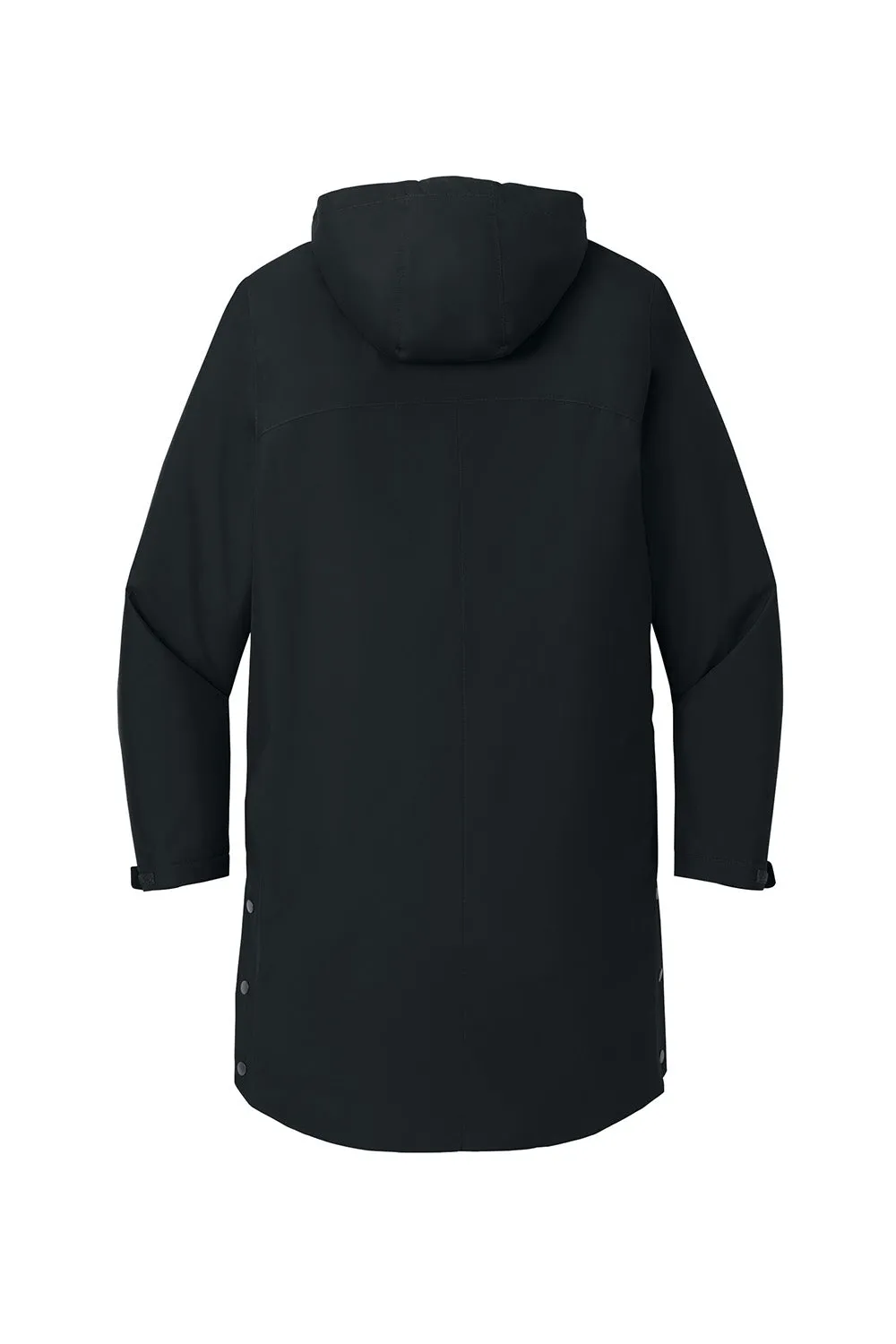 Sport-Tek Mens Waterproof Insulated Sideline Full Zip Hooded Parka - Black