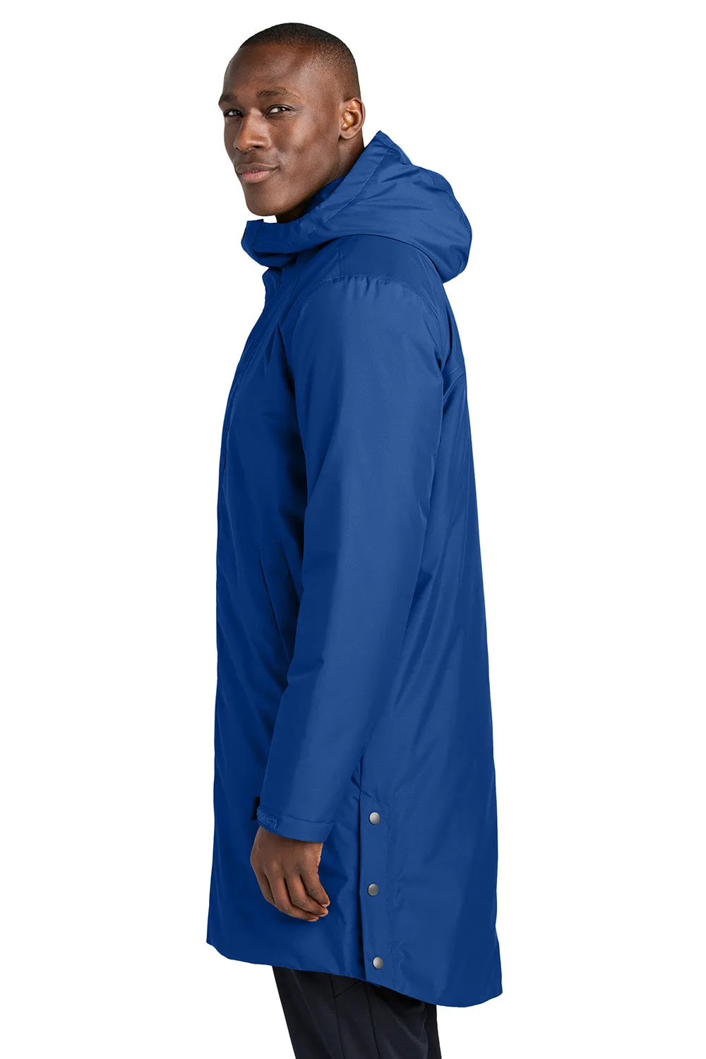 Sport-Tek Mens Waterproof Insulated Sideline Full Zip Hooded Parka - True Royal Blue
