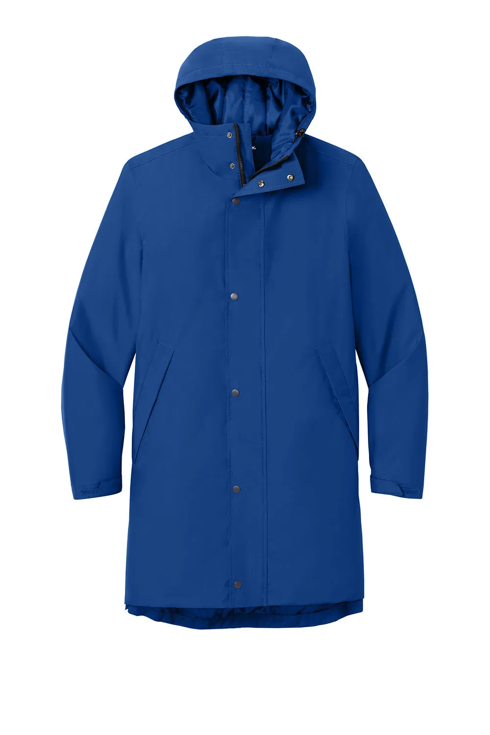 Sport-Tek Mens Waterproof Insulated Sideline Full Zip Hooded Parka - True Royal Blue