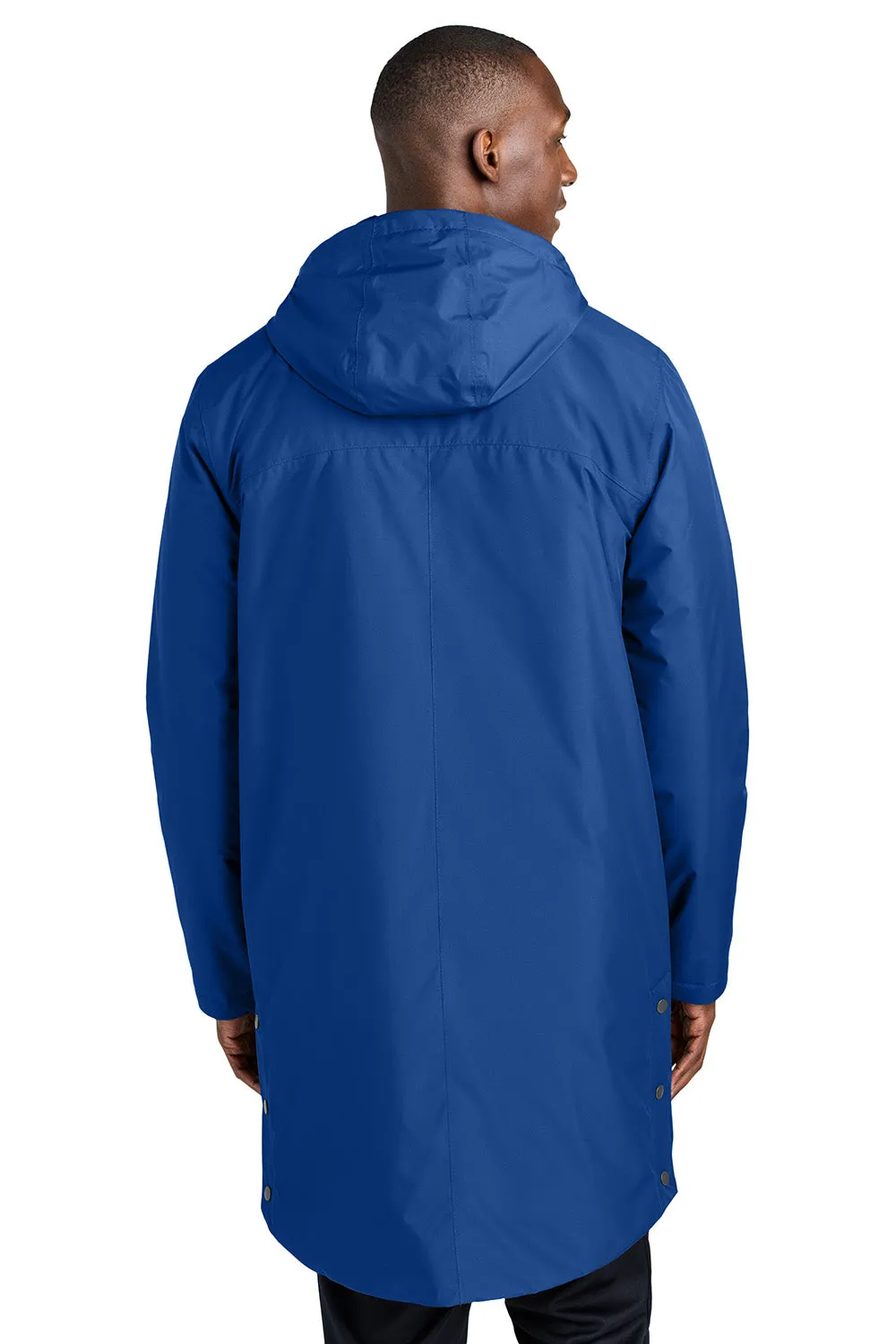 Sport-Tek Mens Waterproof Insulated Sideline Full Zip Hooded Parka - True Royal Blue