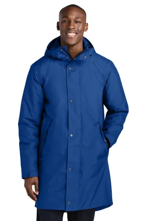 Sport-Tek Mens Waterproof Insulated Sideline Full Zip Hooded Parka - True Royal Blue