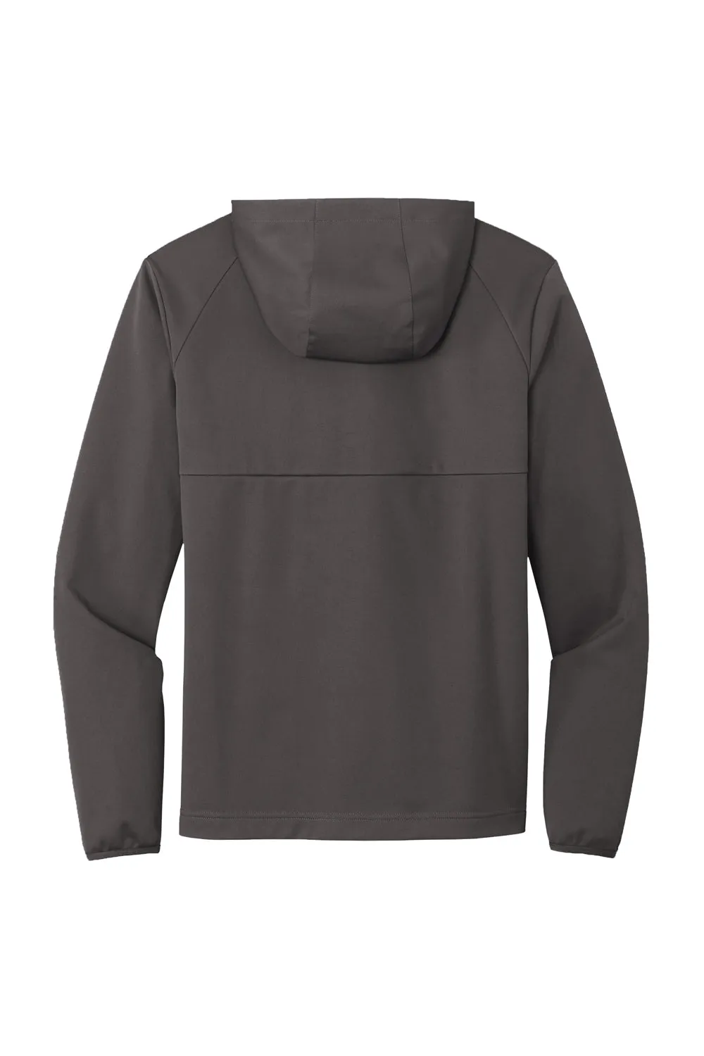 Sport-Tek Mens Wind & Water Resistant Full Zip Hooded Soft Shell Jacket - Graphite Grey