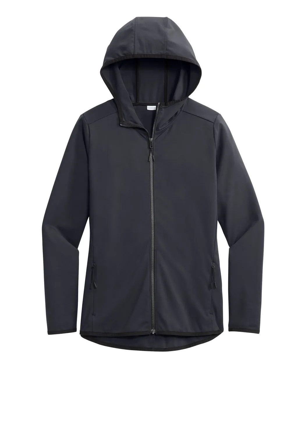 Sport-Tek Womens Circuit Full Zip Hooded Jacket - Graphite Grey