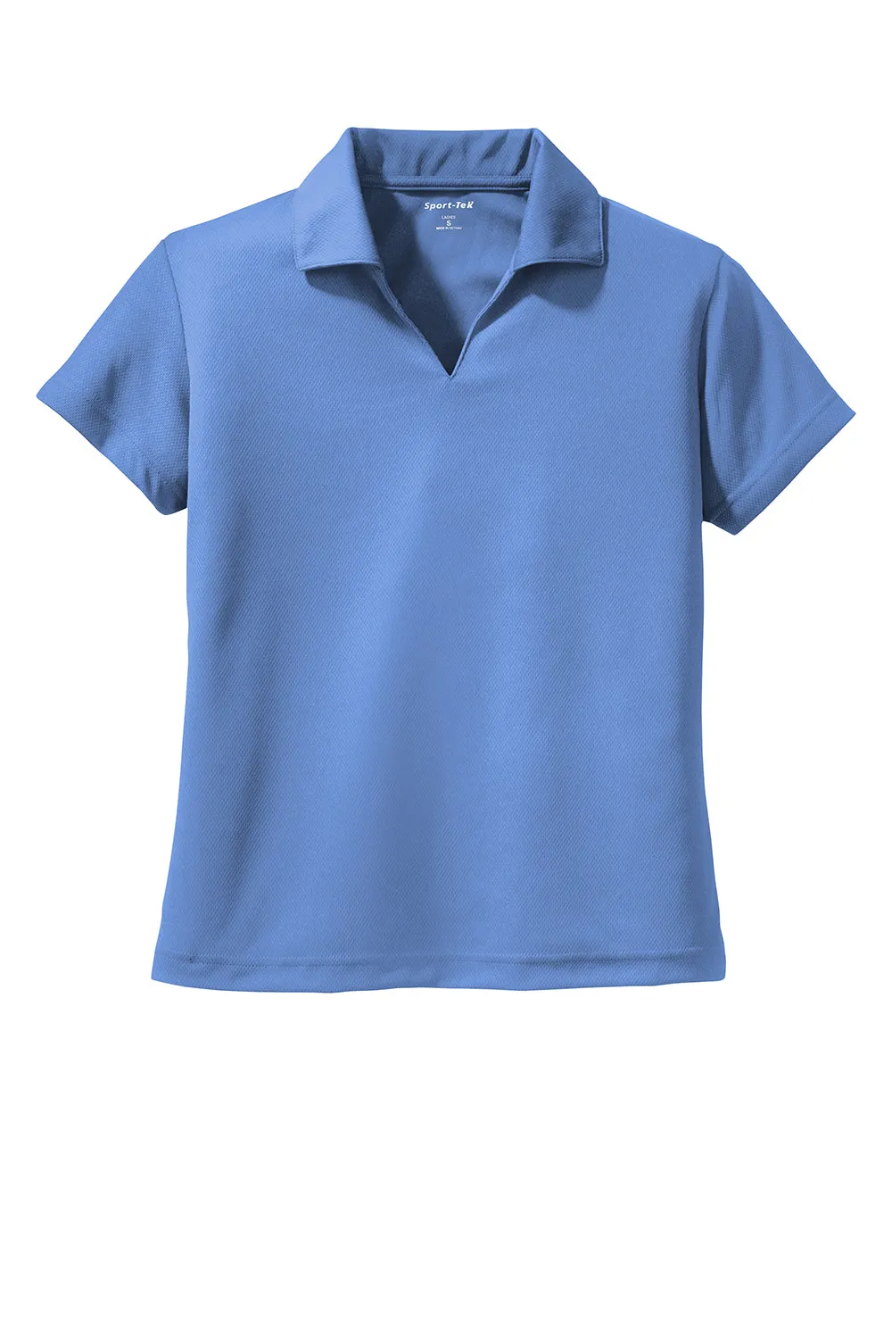 Sport-Tek Womens Dri-Mesh Moisture Wicking Short Sleeve Polo Shirt - Blueberry Clothing Sport-Tek