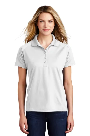 Sport-Tek Womens Dri-Mesh Moisture Wicking Short Sleeve Polo Shirt - White Clothing Sport-Tek